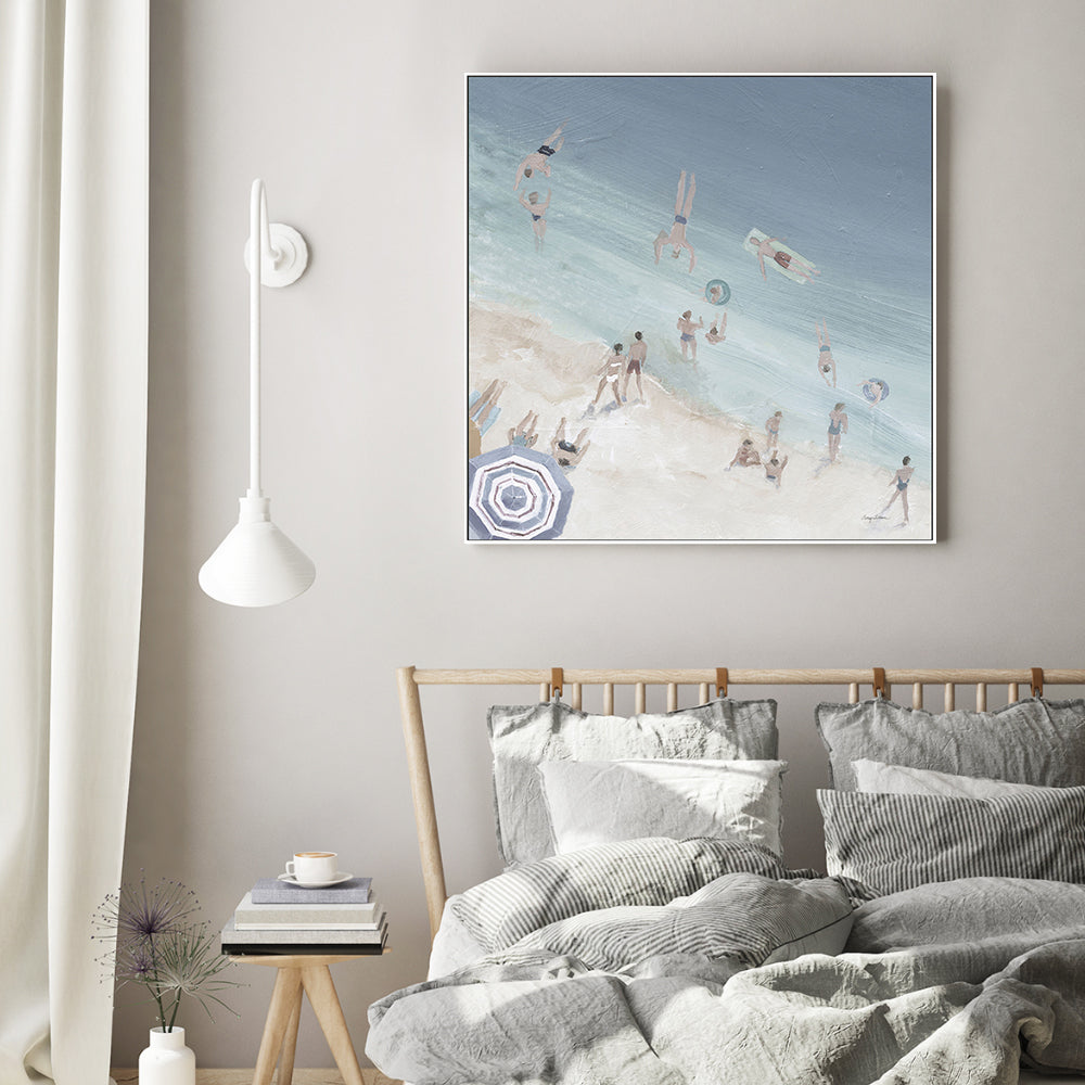 wall-art-print-canvas-poster-framed-Blue Beach , By Avery Tilmon-GIOIA-WALL-ART