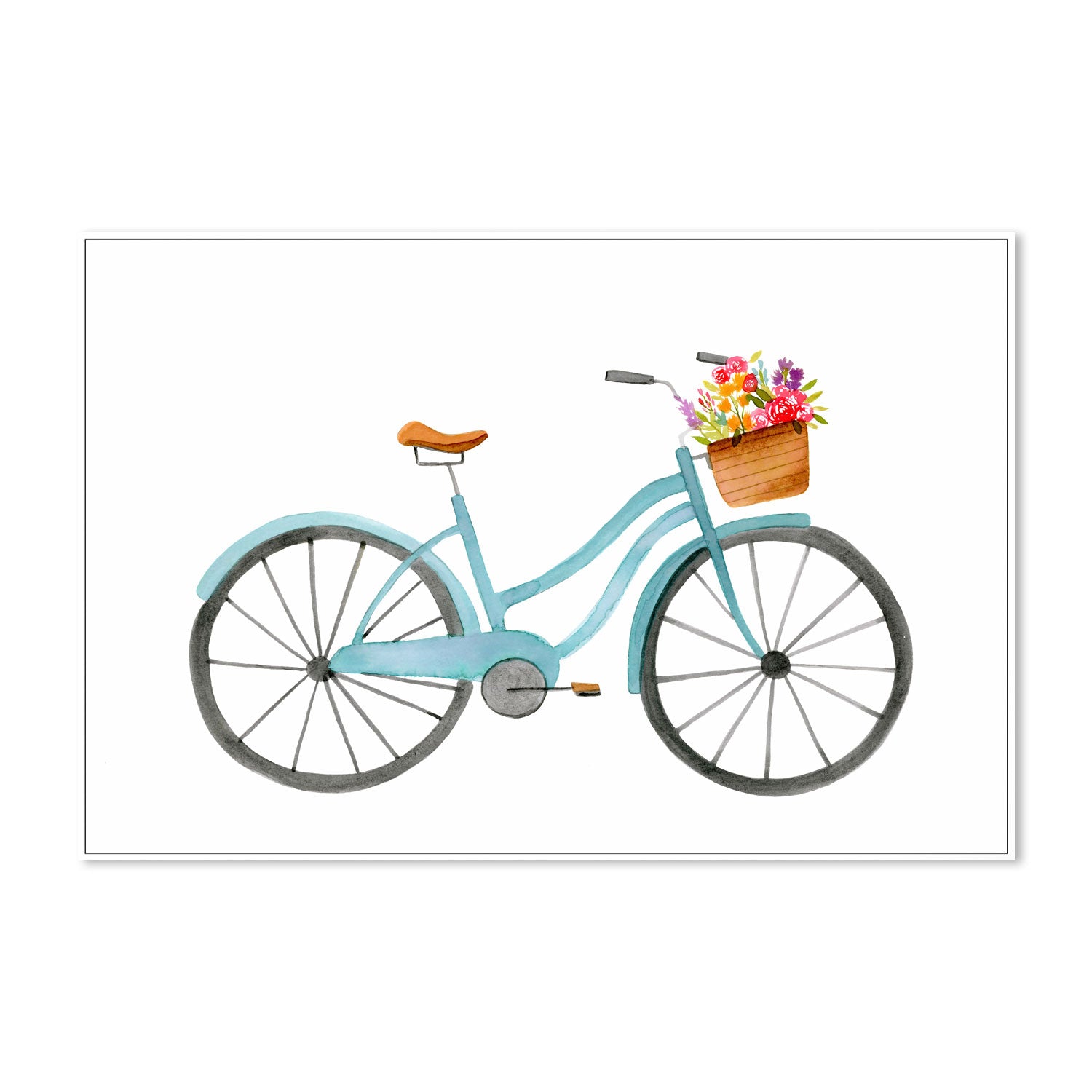 wall-art-print-canvas-poster-framed-Blue Bike , By Lisa Nohren-5