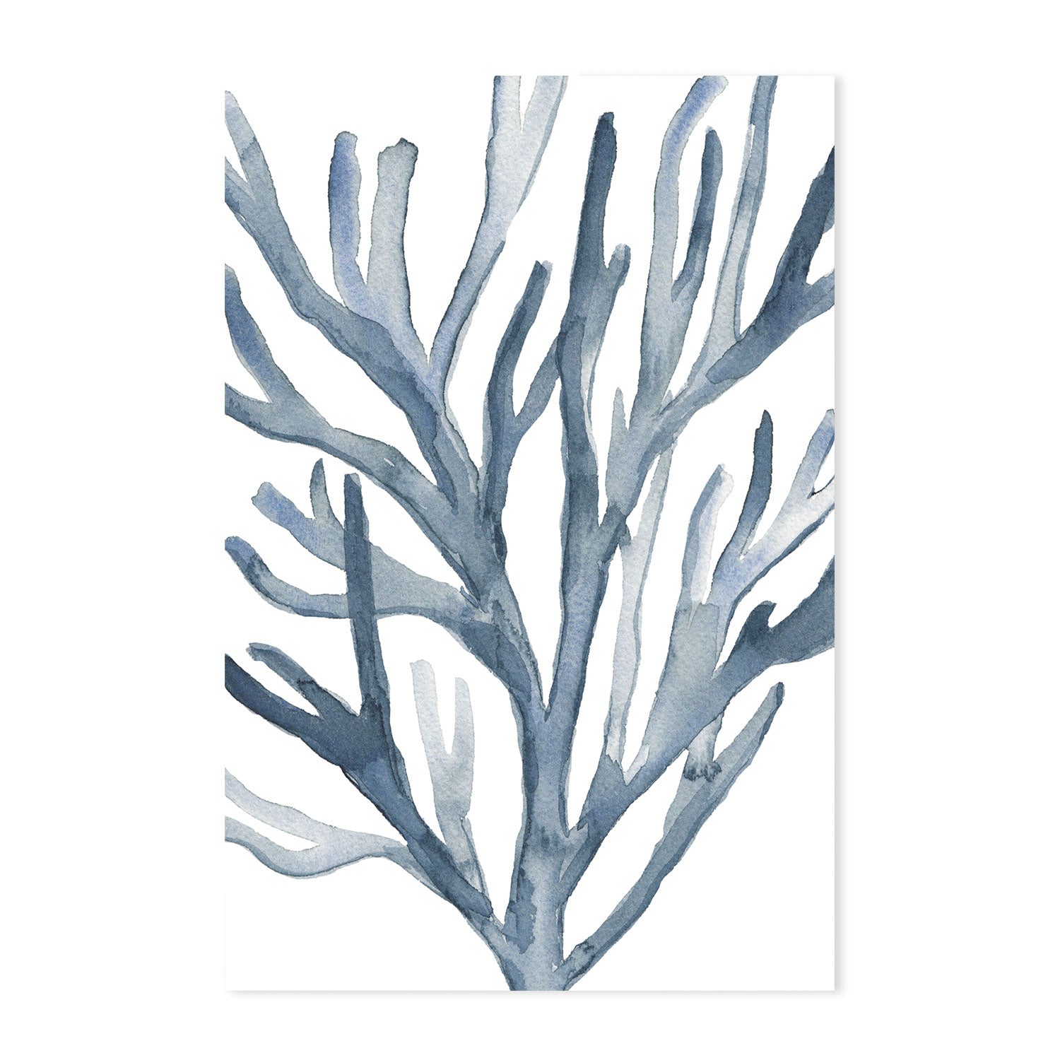 wall-art-print-canvas-poster-framed-Blue Coral, Style B-by-Emily Wood-Gioia Wall Art