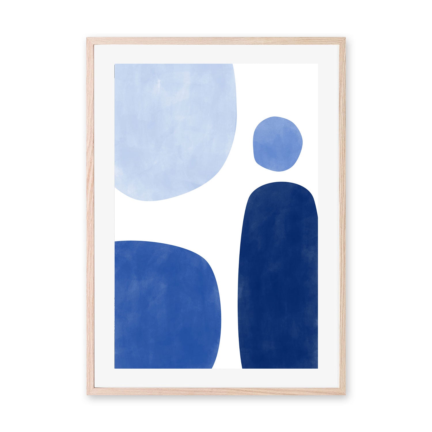 wall-art-print-canvas-poster-framed-Blue Echoes, Style A , By Elena Ristova-GIOIA-WALL-ART