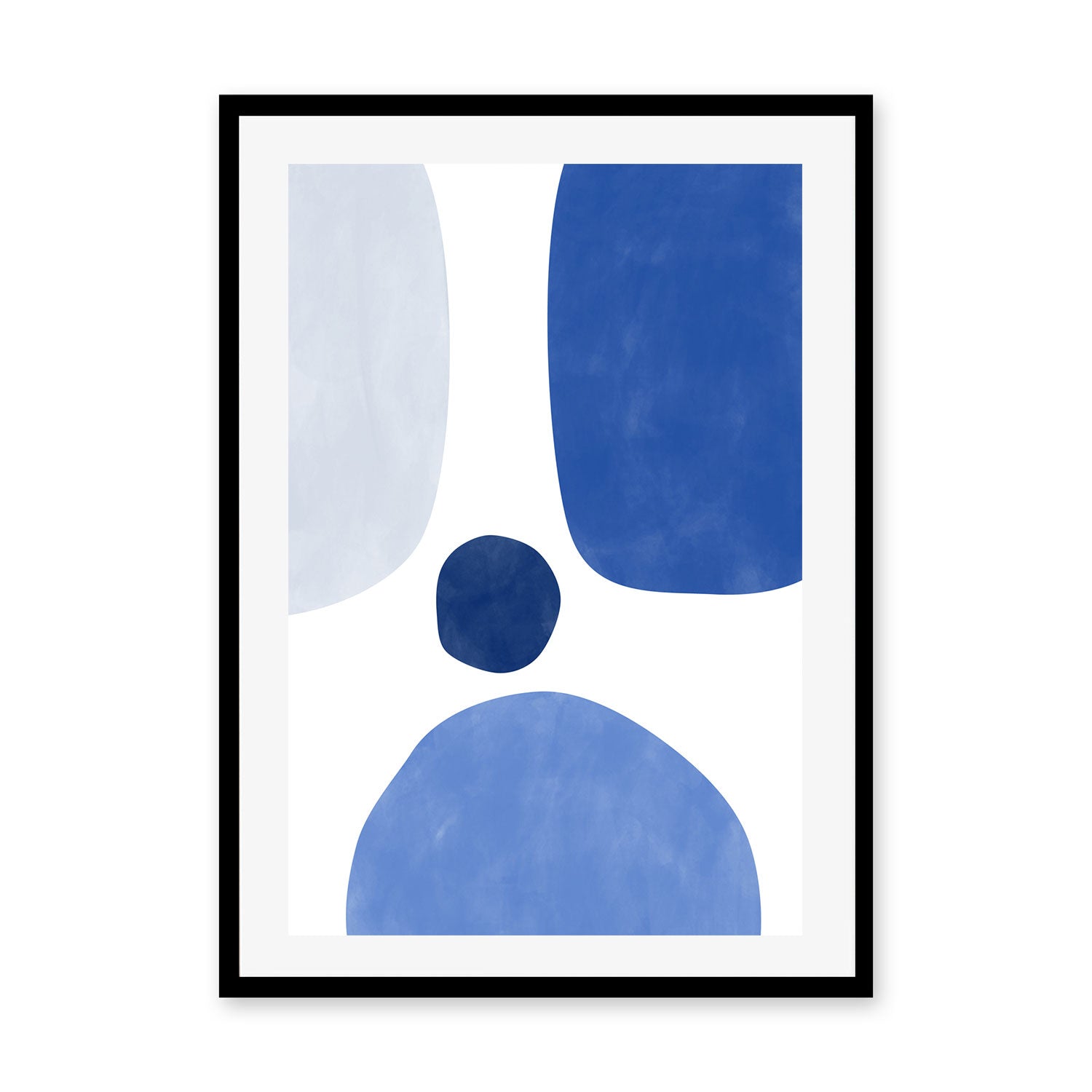 wall-art-print-canvas-poster-framed-Blue Echoes, Style B , By Elena Ristova-GIOIA-WALL-ART