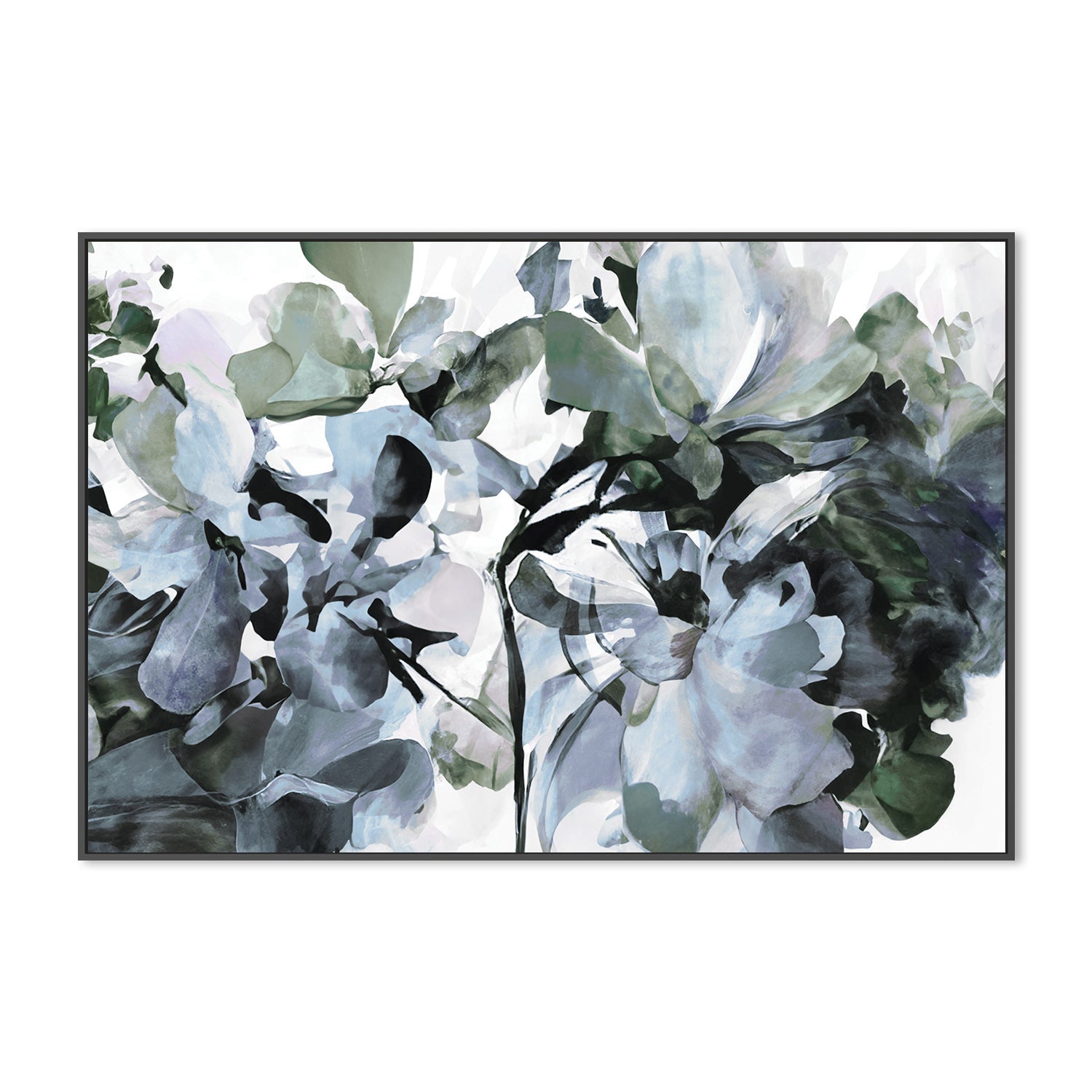 wall-art-print-canvas-poster-framed-Blue Heaven Hydrangea , By Dear Musketeer Studio-3