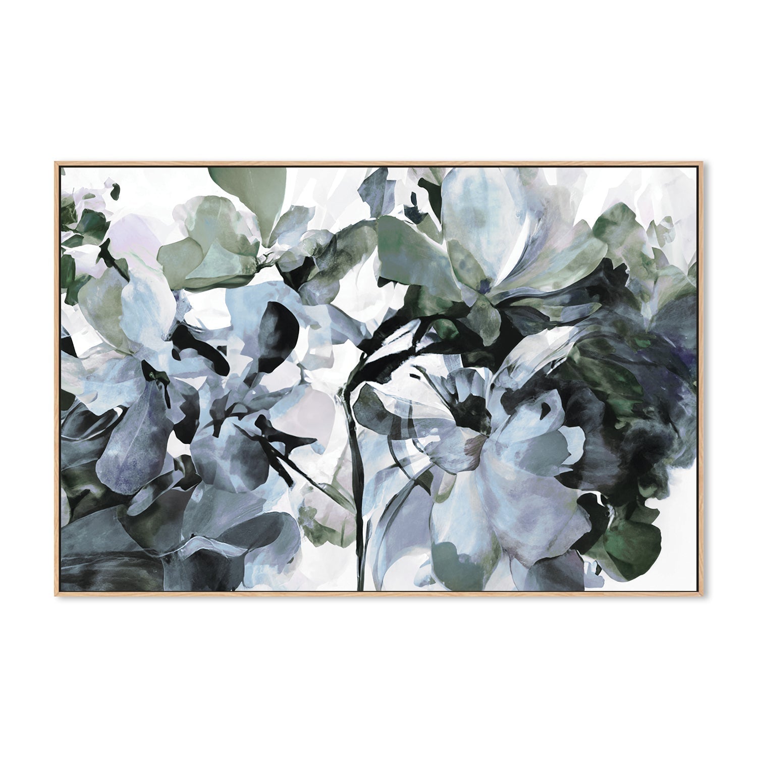 wall-art-print-canvas-poster-framed-Blue Heaven Hydrangea , By Dear Musketeer Studio-4