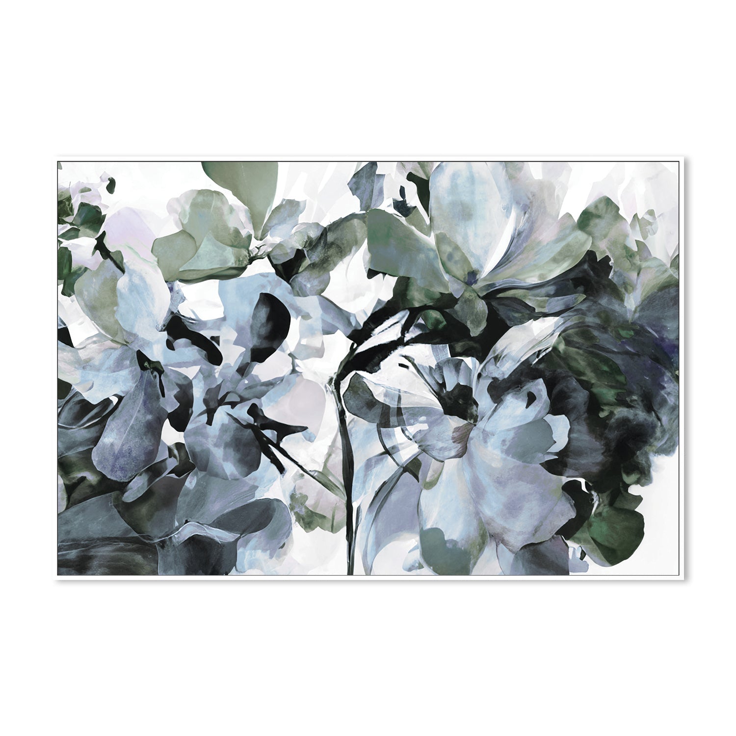 wall-art-print-canvas-poster-framed-Blue Heaven Hydrangea , By Dear Musketeer Studio-5