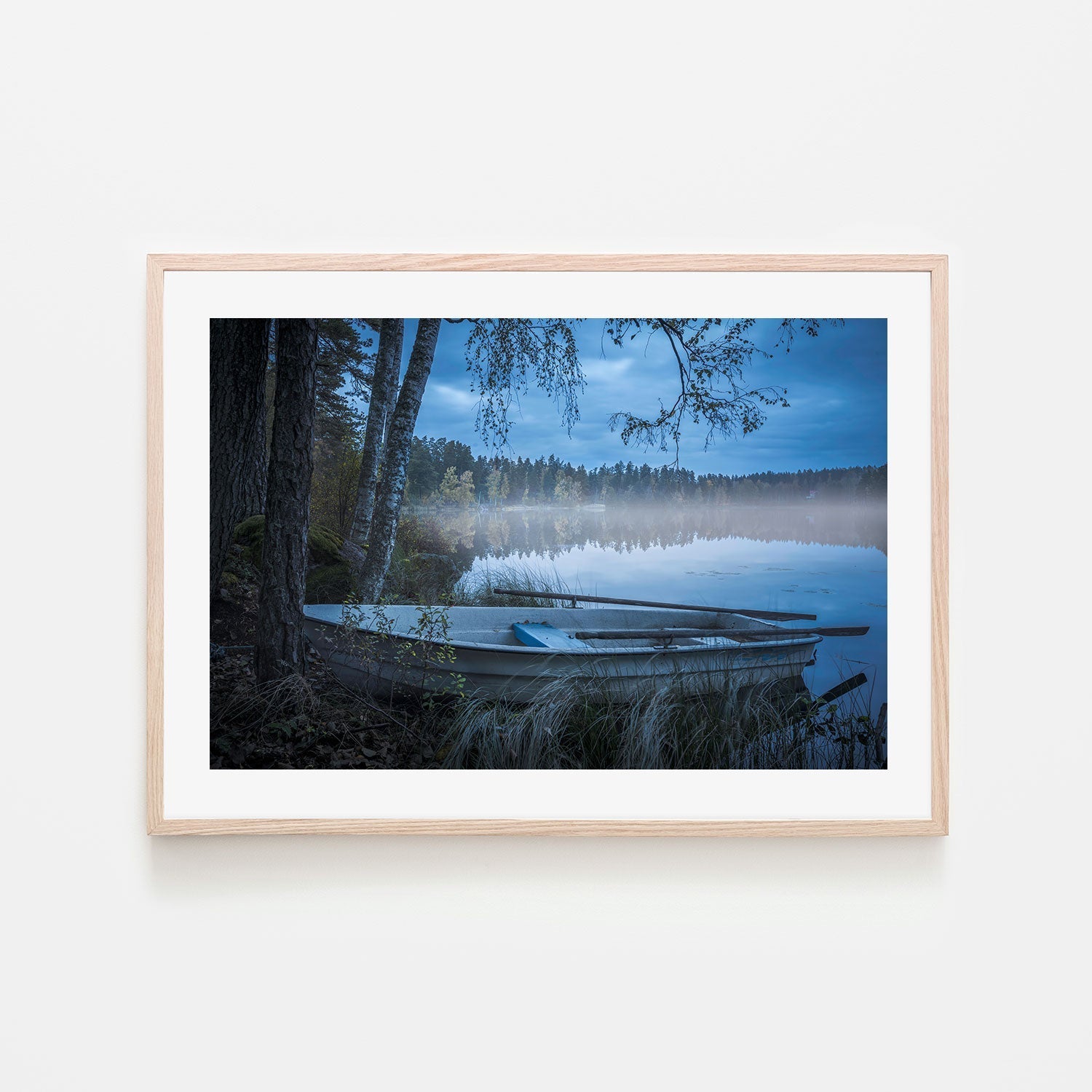 wall-art-print-canvas-poster-framed-Blue Lake , By Christian Lindsten-GIOIA-WALL-ART