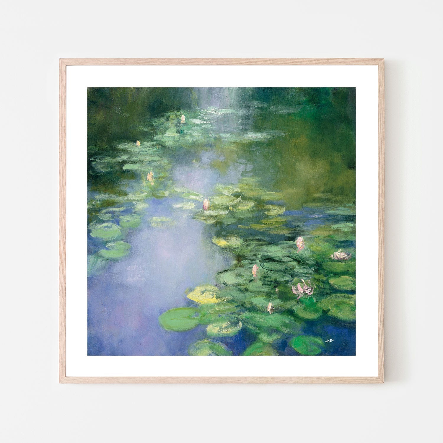 wall-art-print-canvas-poster-framed-Blue Lily, Style B-by-Julia Purinton-Gioia Wall Art