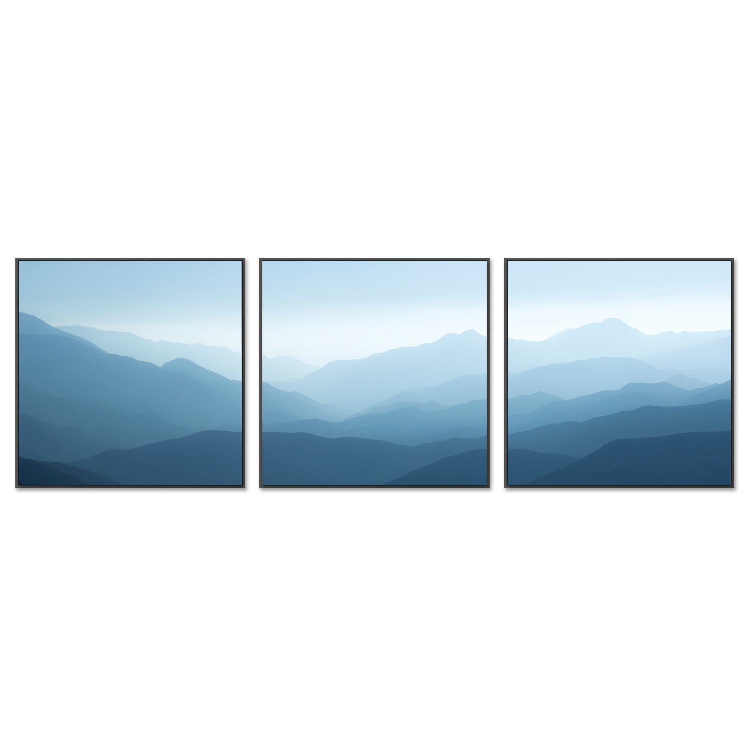 wall-art-print-canvas-poster-framed-Blue Mountains, Style A B C, Set Of 3 , By Hope Bainbridge-3