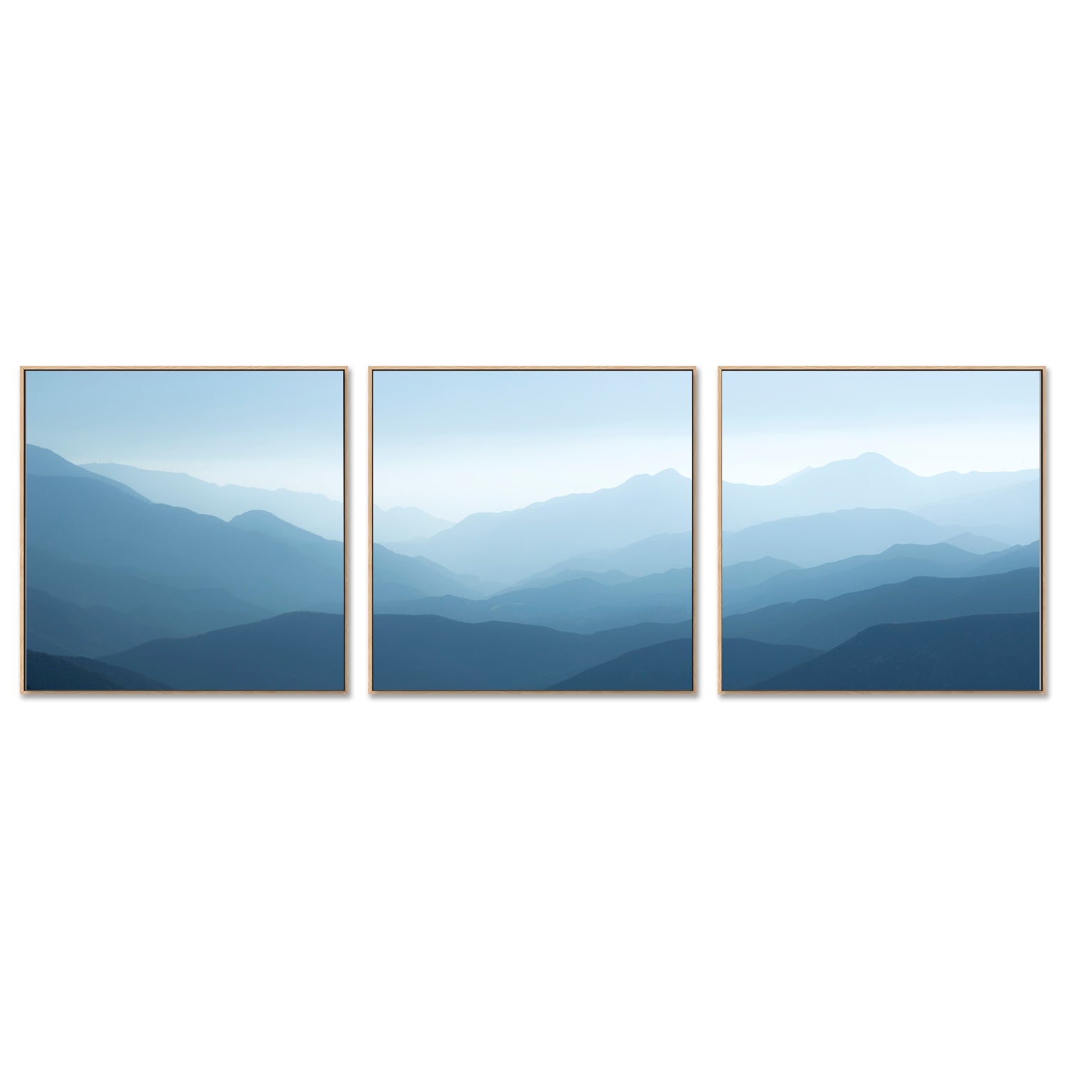 wall-art-print-canvas-poster-framed-Blue Mountains, Style A B C, Set Of 3 , By Hope Bainbridge-4