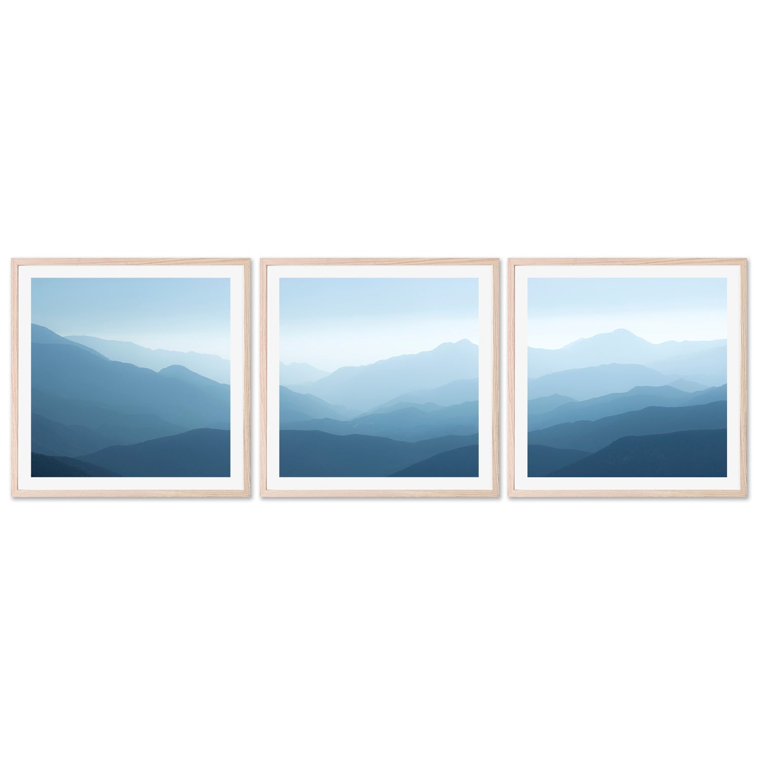 wall-art-print-canvas-poster-framed-Blue Mountains, Style A B C, Set Of 3 , By Hope Bainbridge-6