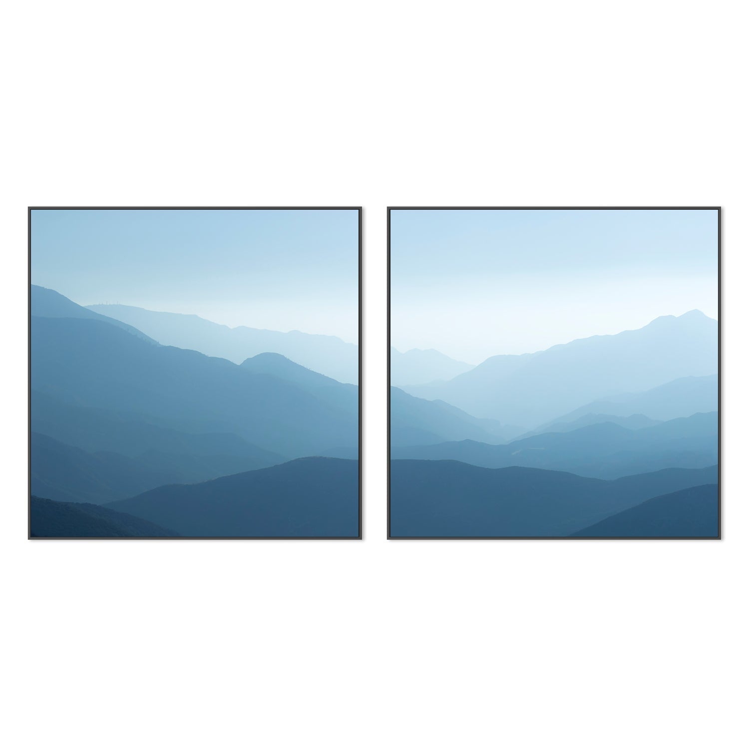 wall-art-print-canvas-poster-framed-Blue Mountains, Style A & B, Set Of 2 , By Hope Bainbridge-3