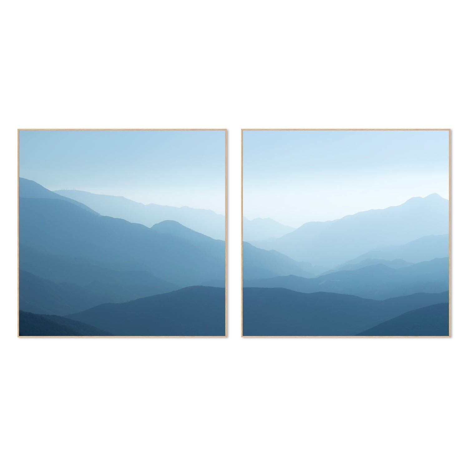 wall-art-print-canvas-poster-framed-Blue Mountains, Style A & B, Set Of 2 , By Hope Bainbridge-4