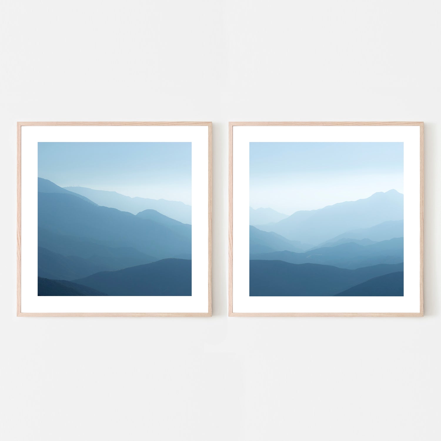 wall-art-print-canvas-poster-framed-Blue Mountains, Style A & B, Set Of 2 , By Hope Bainbridge-6