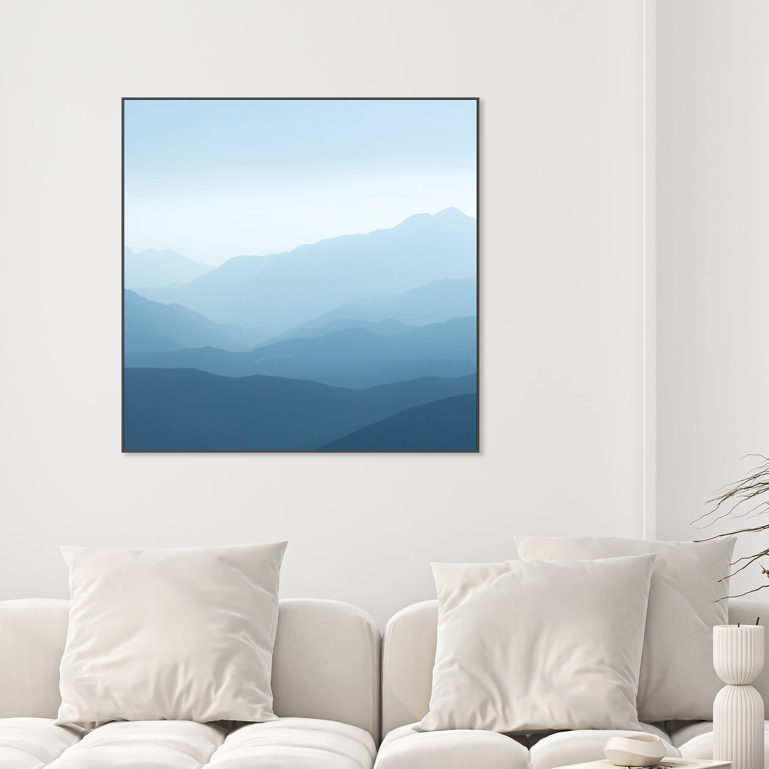 wall-art-print-canvas-poster-framed-Blue Mountains, Style B , By Hope Bainbridge-2