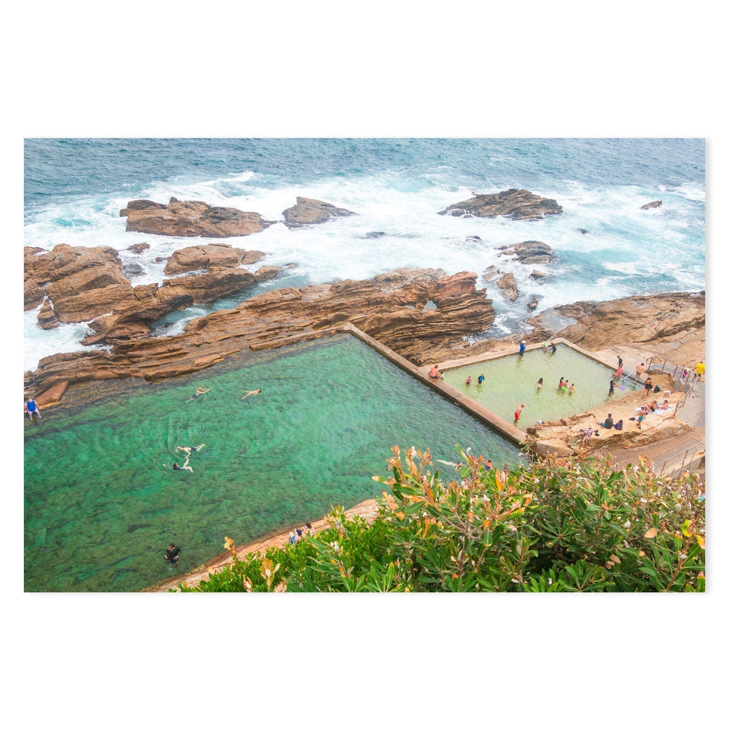 wall-art-print-canvas-poster-framed-Blue Pool, Bermagui, New South Wales-GIOIA-WALL-ART