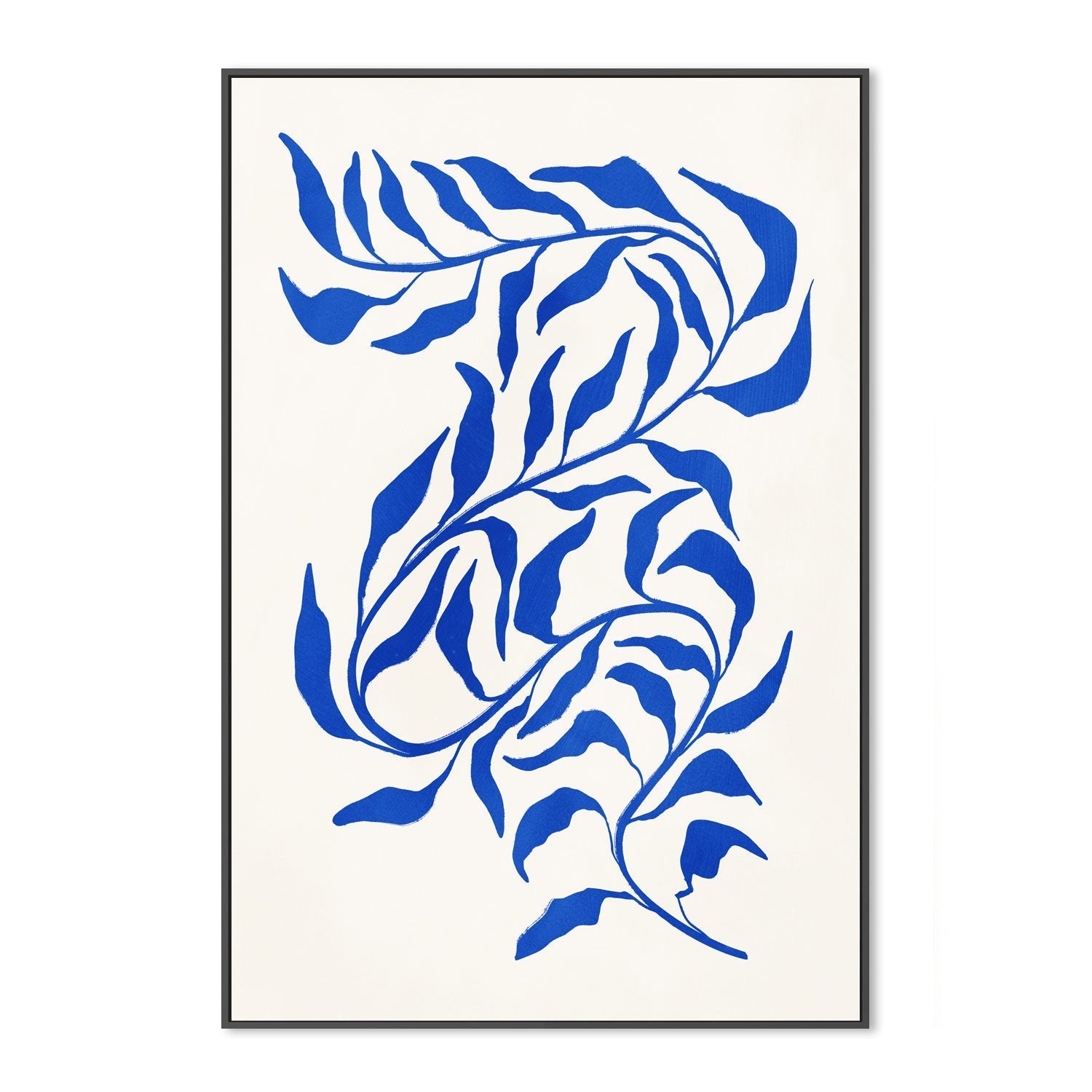 wall-art-print-canvas-poster-framed-Blue Seaweed, Style A , By Nina Blue-3