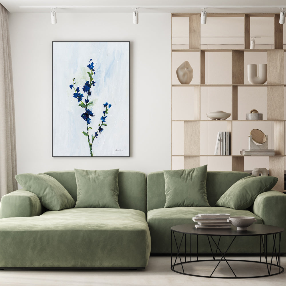 wall-art-print-canvas-poster-framed-Blue Stems, Style A , By Pamela Munger-GIOIA-WALL-ART