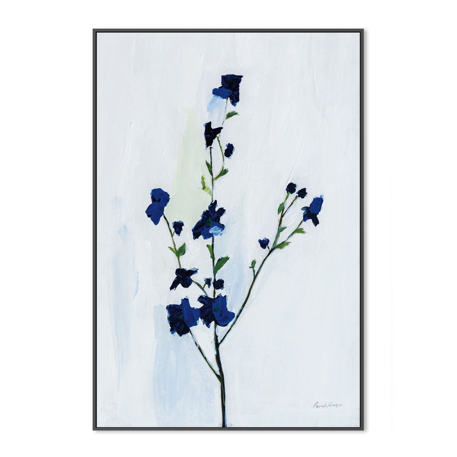 wall-art-print-canvas-poster-framed-Blue Stems, Style B , By Pamela Munger-GIOIA-WALL-ART