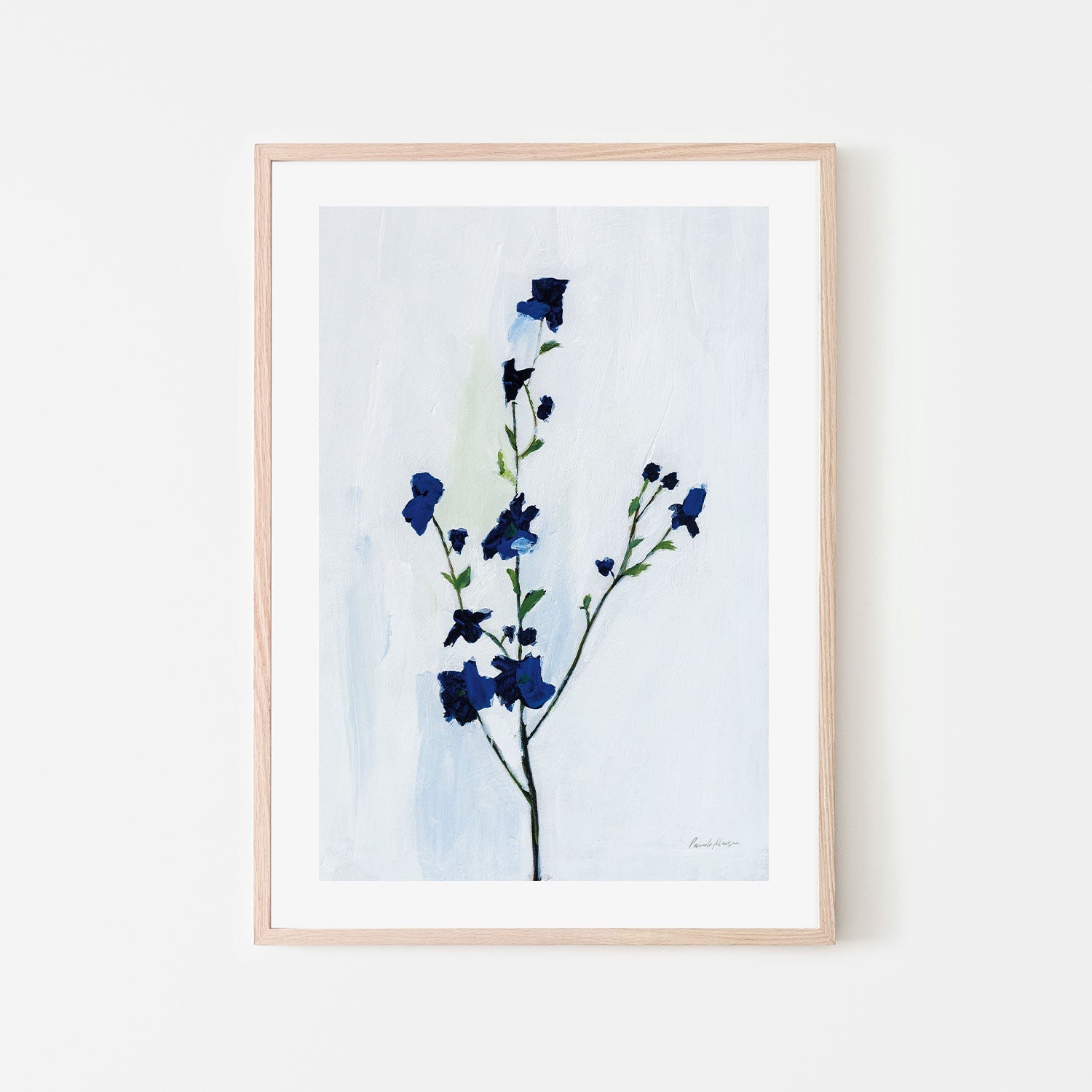 wall-art-print-canvas-poster-framed-Blue Stems, Style B , By Pamela Munger-GIOIA-WALL-ART