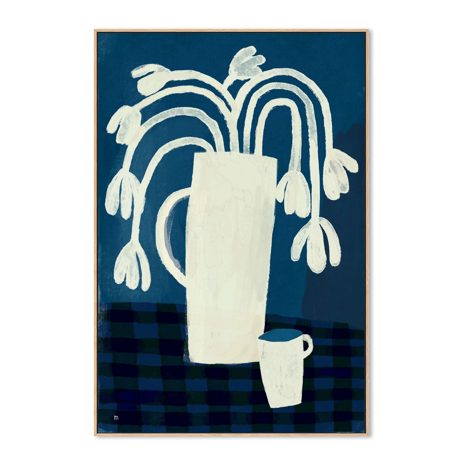 wall-art-print-canvas-poster-framed-Blue Still Life , By Marco Marella-4