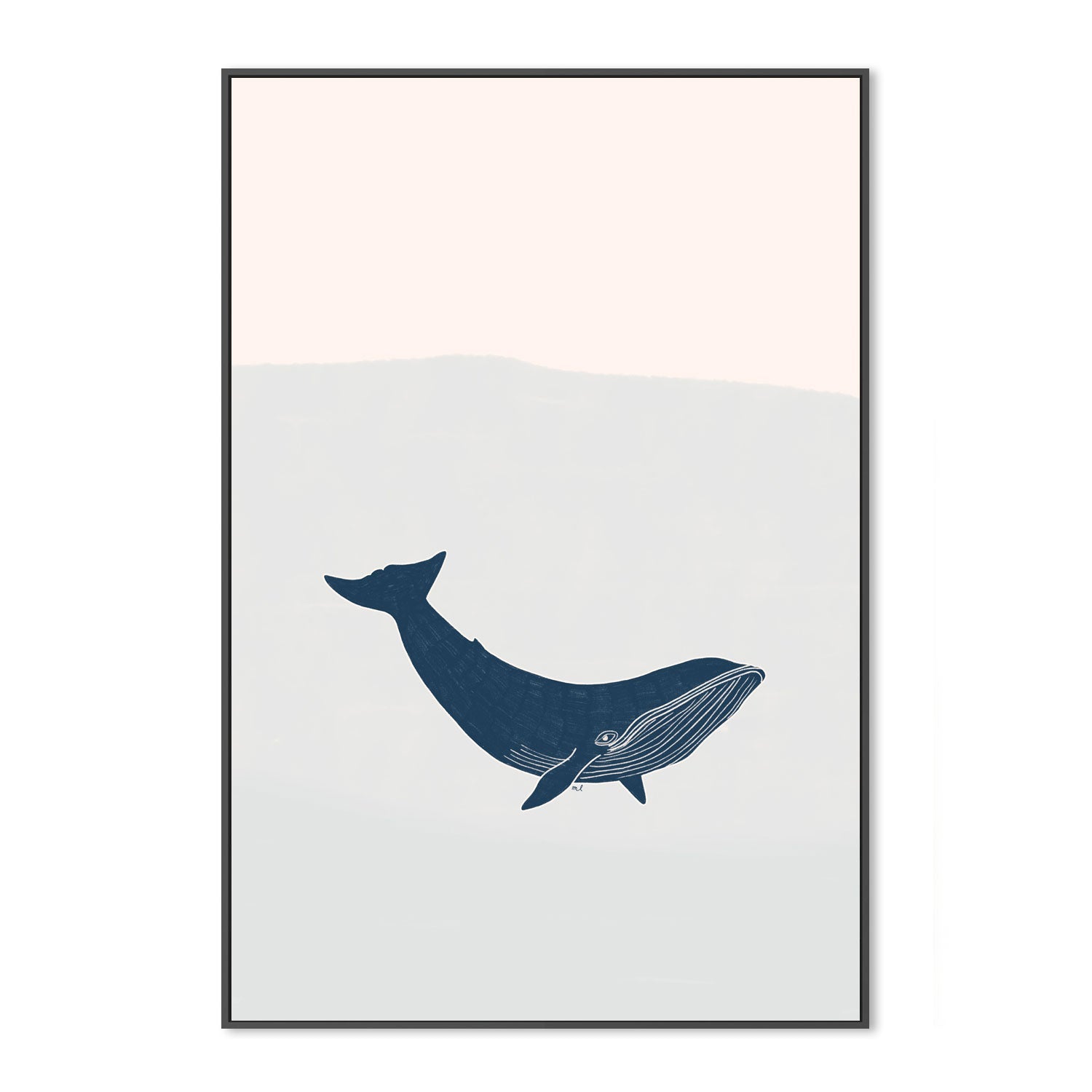 wall-art-print-canvas-poster-framed-Blue Whale , By Menina Lisboa-3