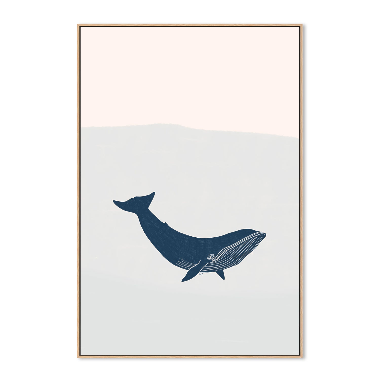 wall-art-print-canvas-poster-framed-Blue Whale , By Menina Lisboa-4