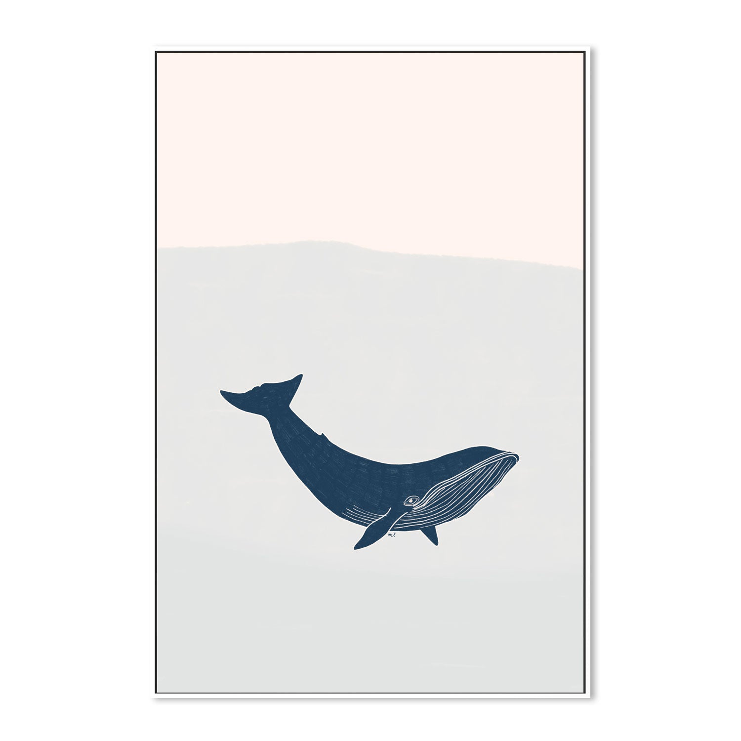 wall-art-print-canvas-poster-framed-Blue Whale , By Menina Lisboa-5