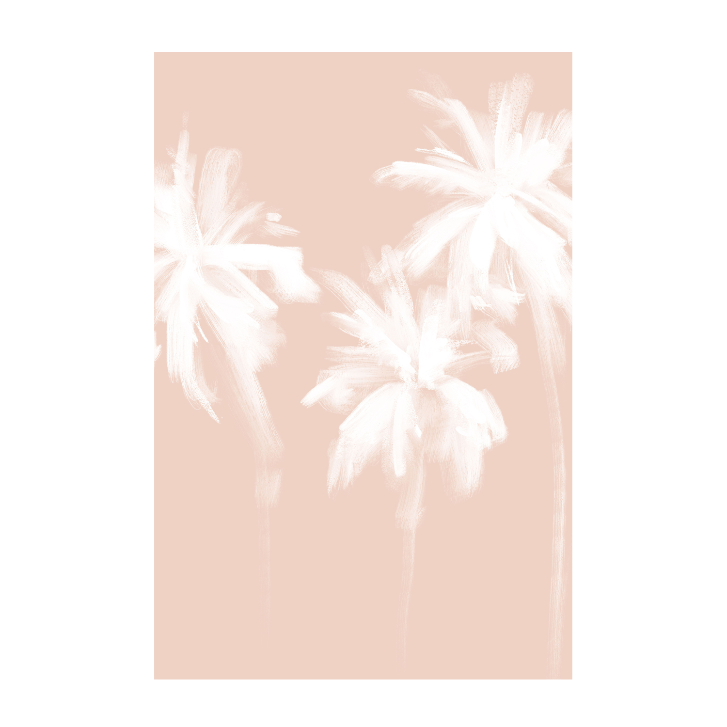 wall-art-print-canvas-poster-framed-Blush and White Palms , By Emily Wood-1