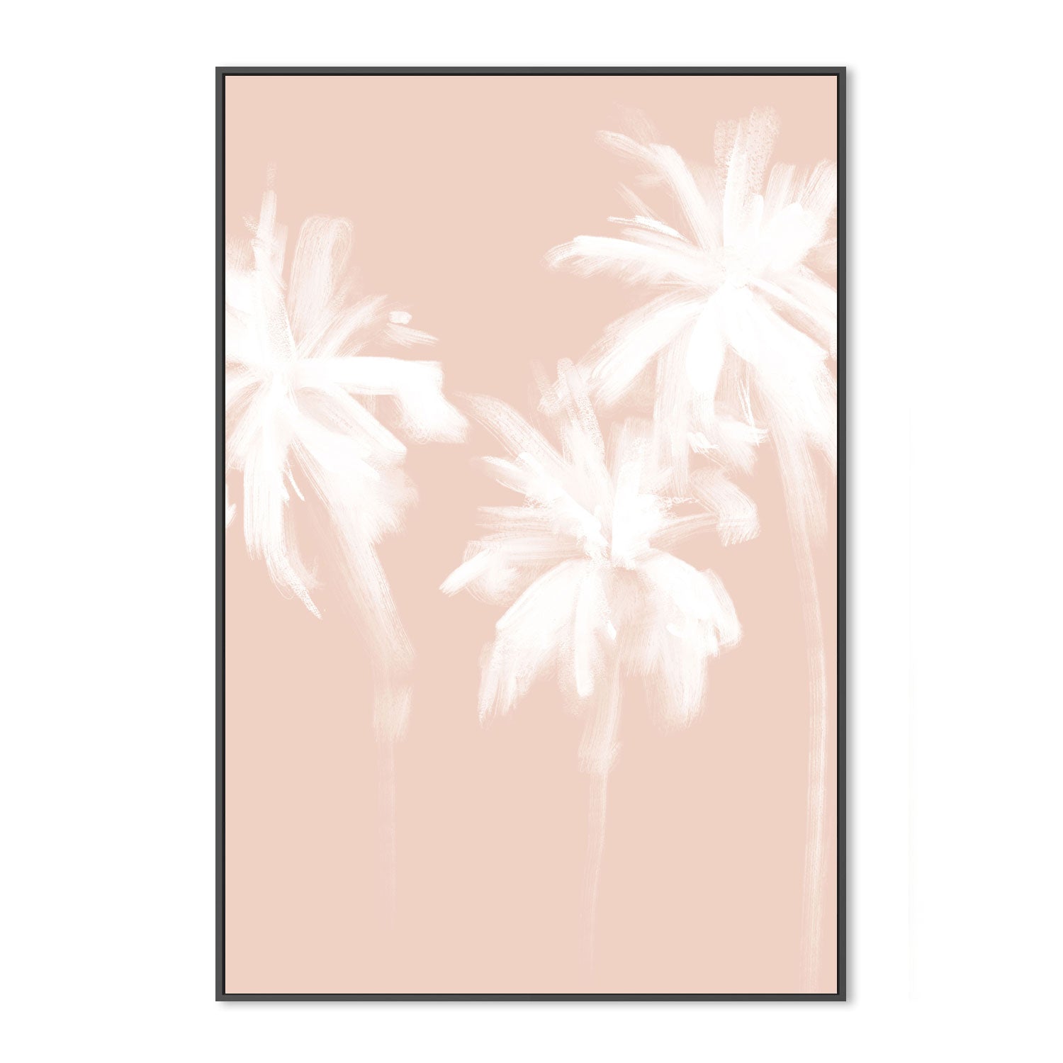 wall-art-print-canvas-poster-framed-Blush and White Palms , By Emily Wood-3