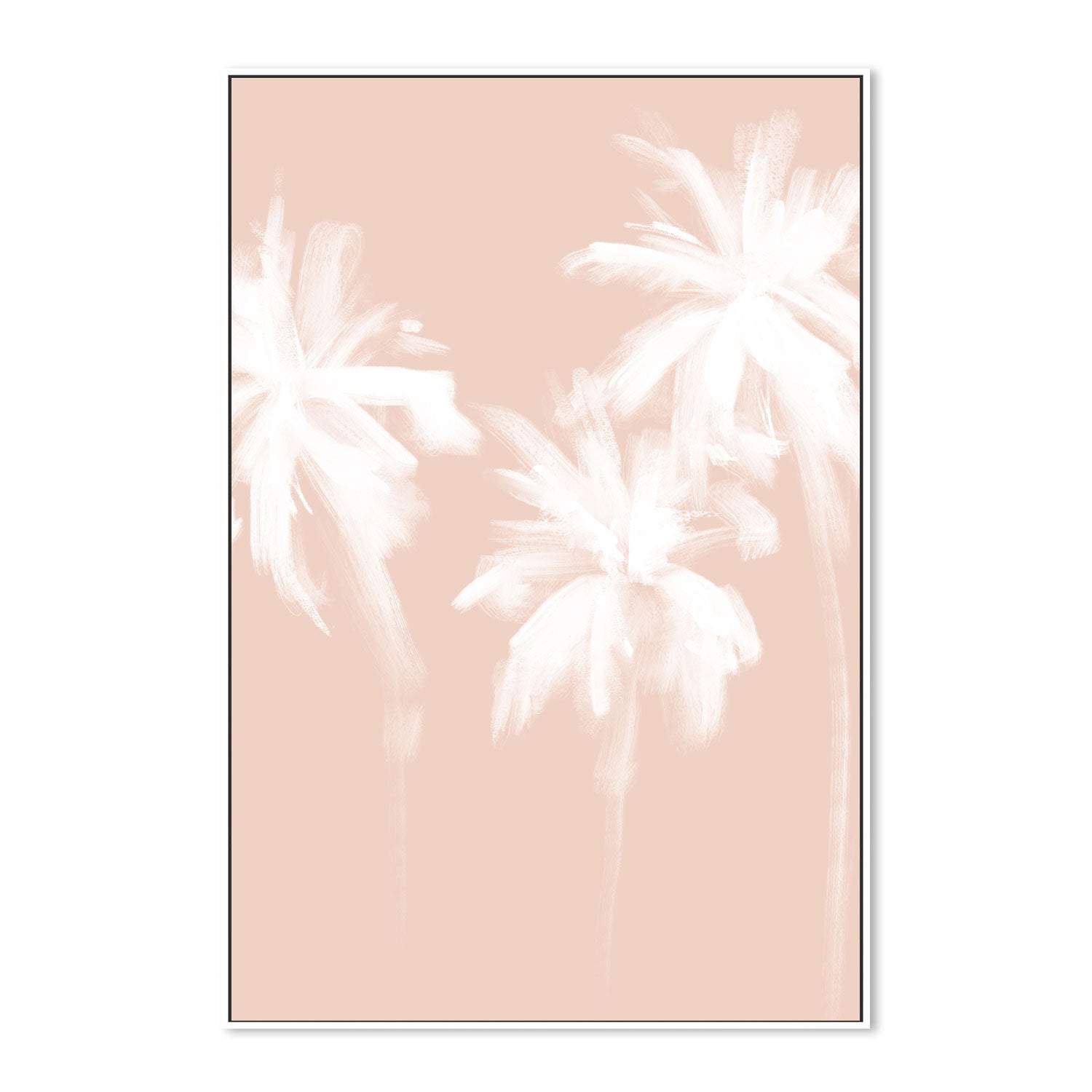 wall-art-print-canvas-poster-framed-Blush and White Palms , By Emily Wood-5