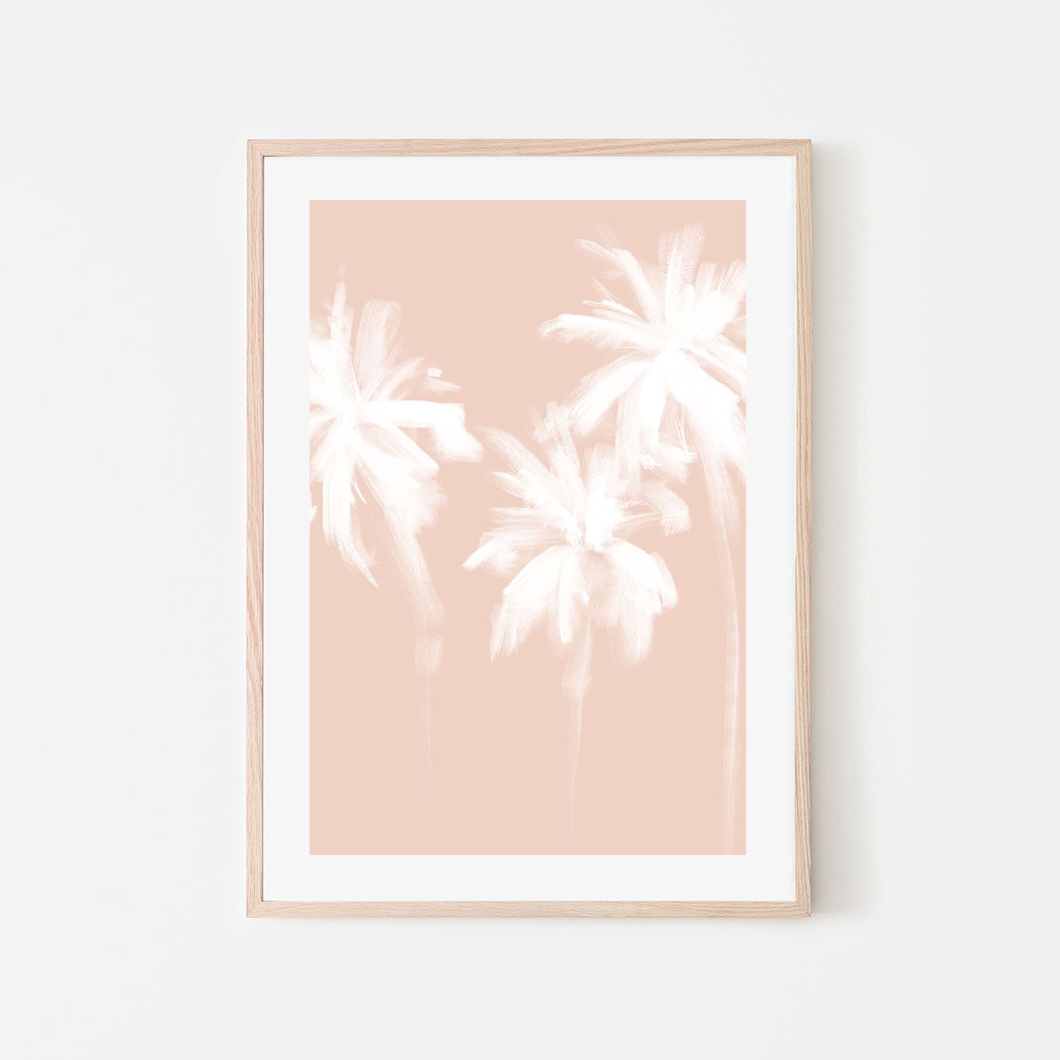 wall-art-print-canvas-poster-framed-Blush and White Palms , By Emily Wood-6