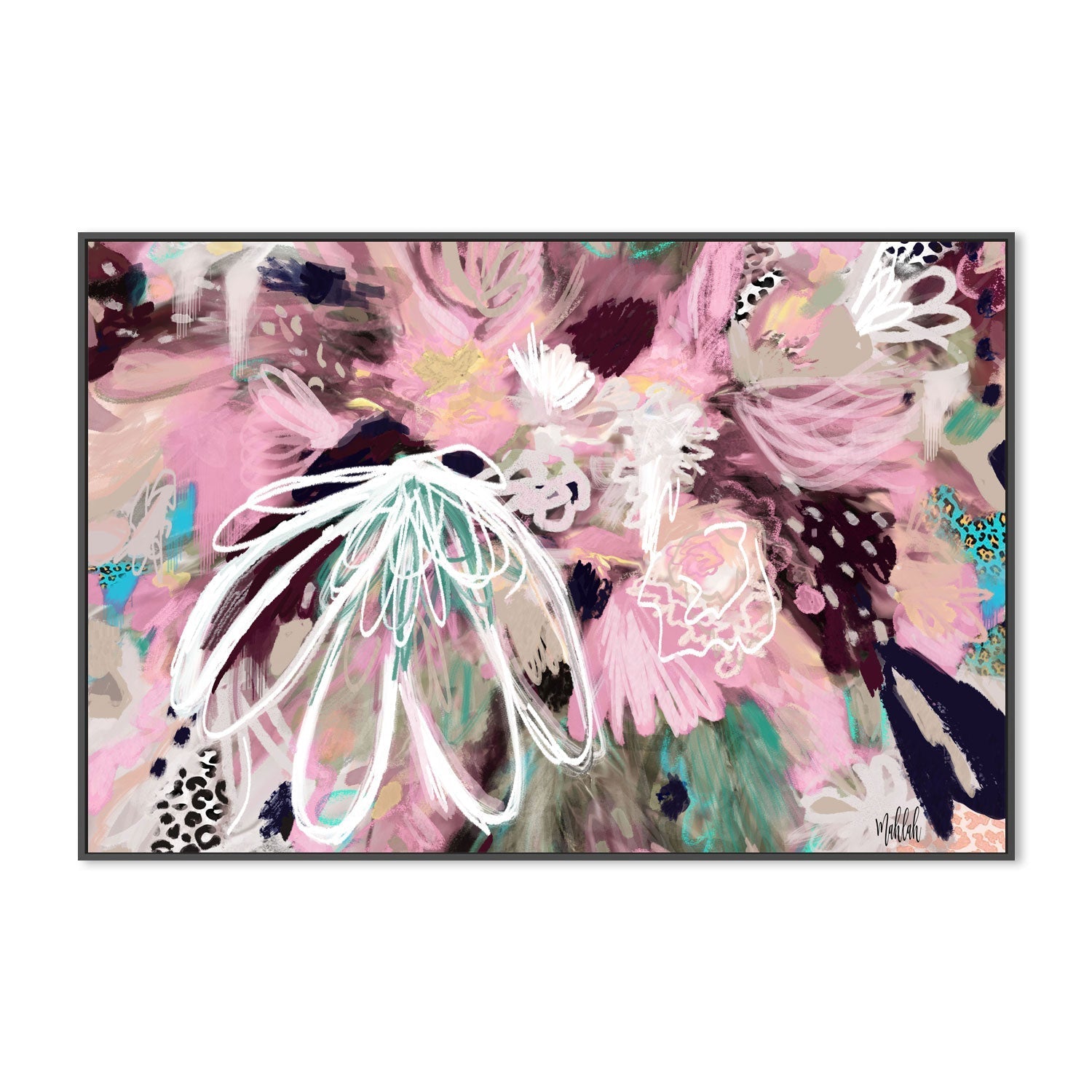 wall-art-print-canvas-poster-framed-Blush , By Inkheart Designs-3