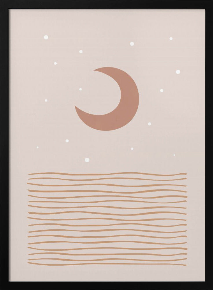 wall-art-print-canvas-poster-framed-Blush Moon , By Orara Studio-3