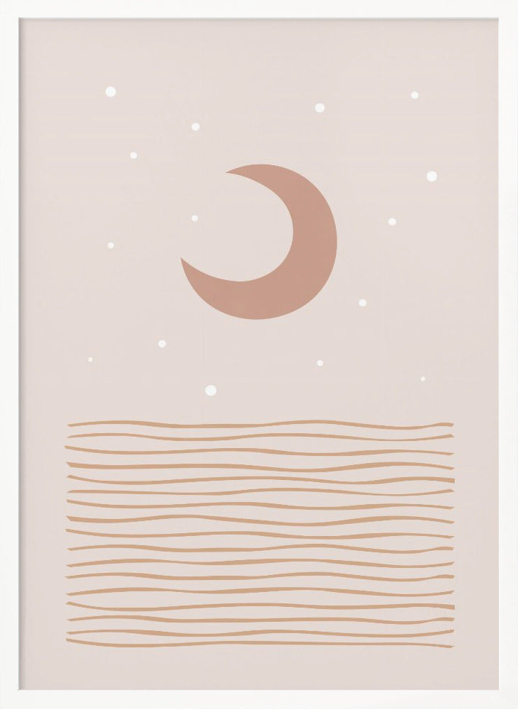 wall-art-print-canvas-poster-framed-Blush Moon , By Orara Studio-5