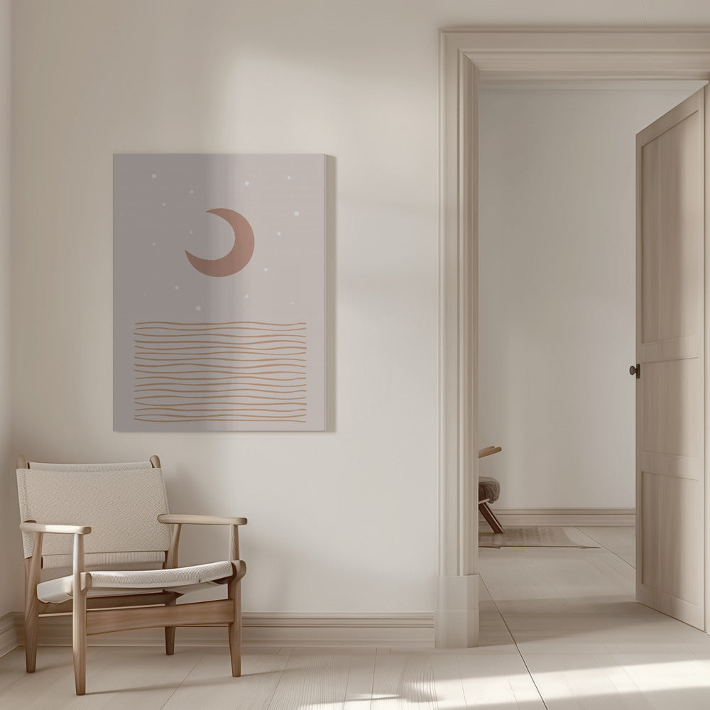 wall-art-print-canvas-poster-framed-Blush Moon , By Orara Studio-7