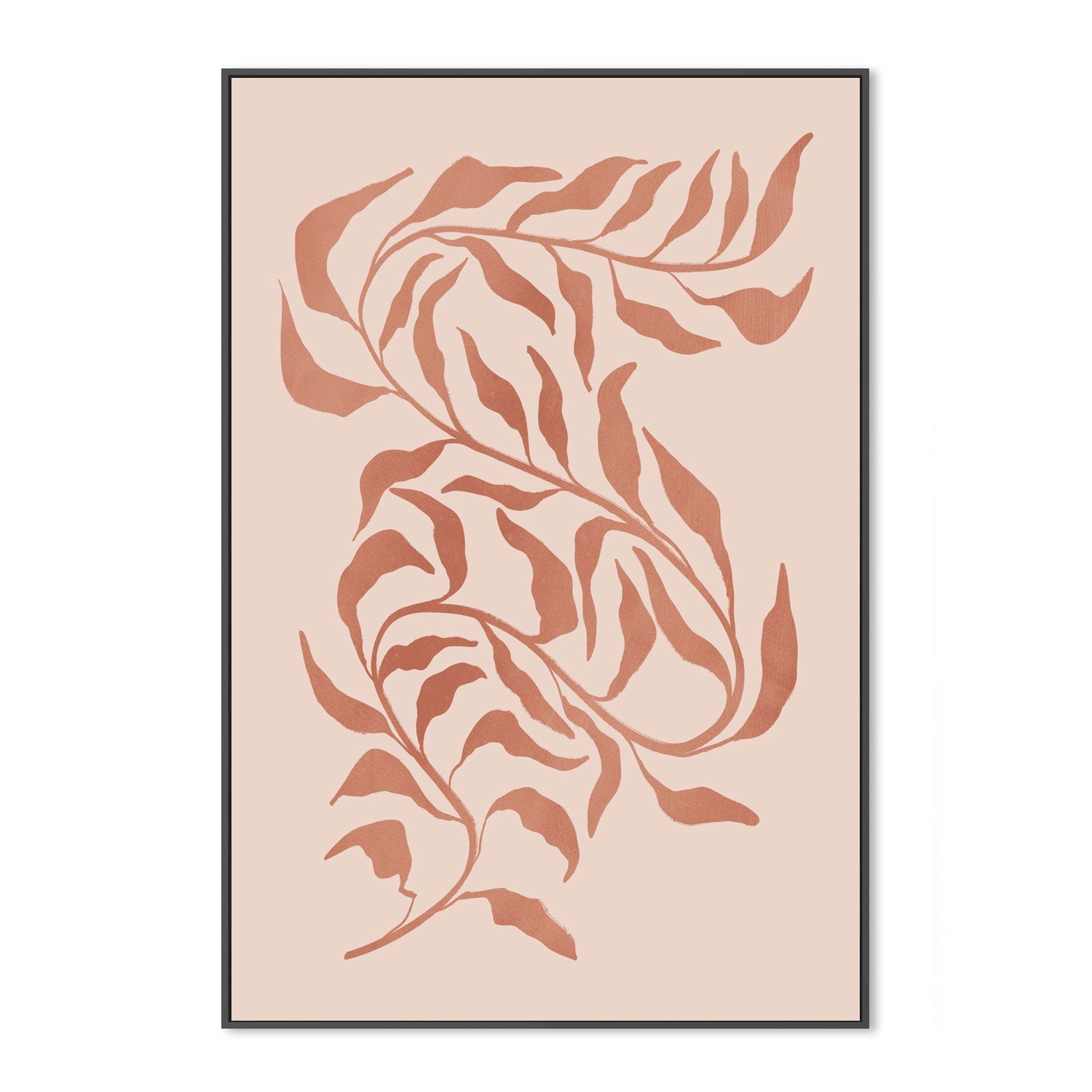 wall-art-print-canvas-poster-framed-Blush Seaweed, Style A , By Nina Blue-3