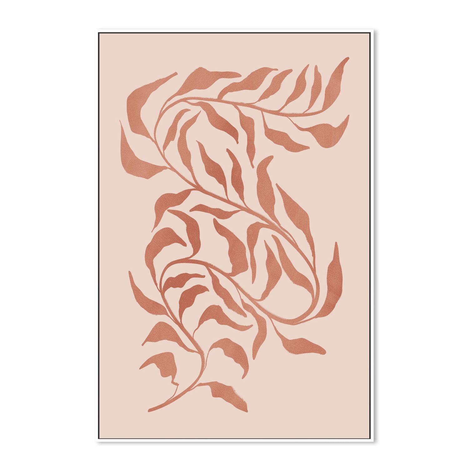 wall-art-print-canvas-poster-framed-Blush Seaweed, Style A , By Nina Blue-5