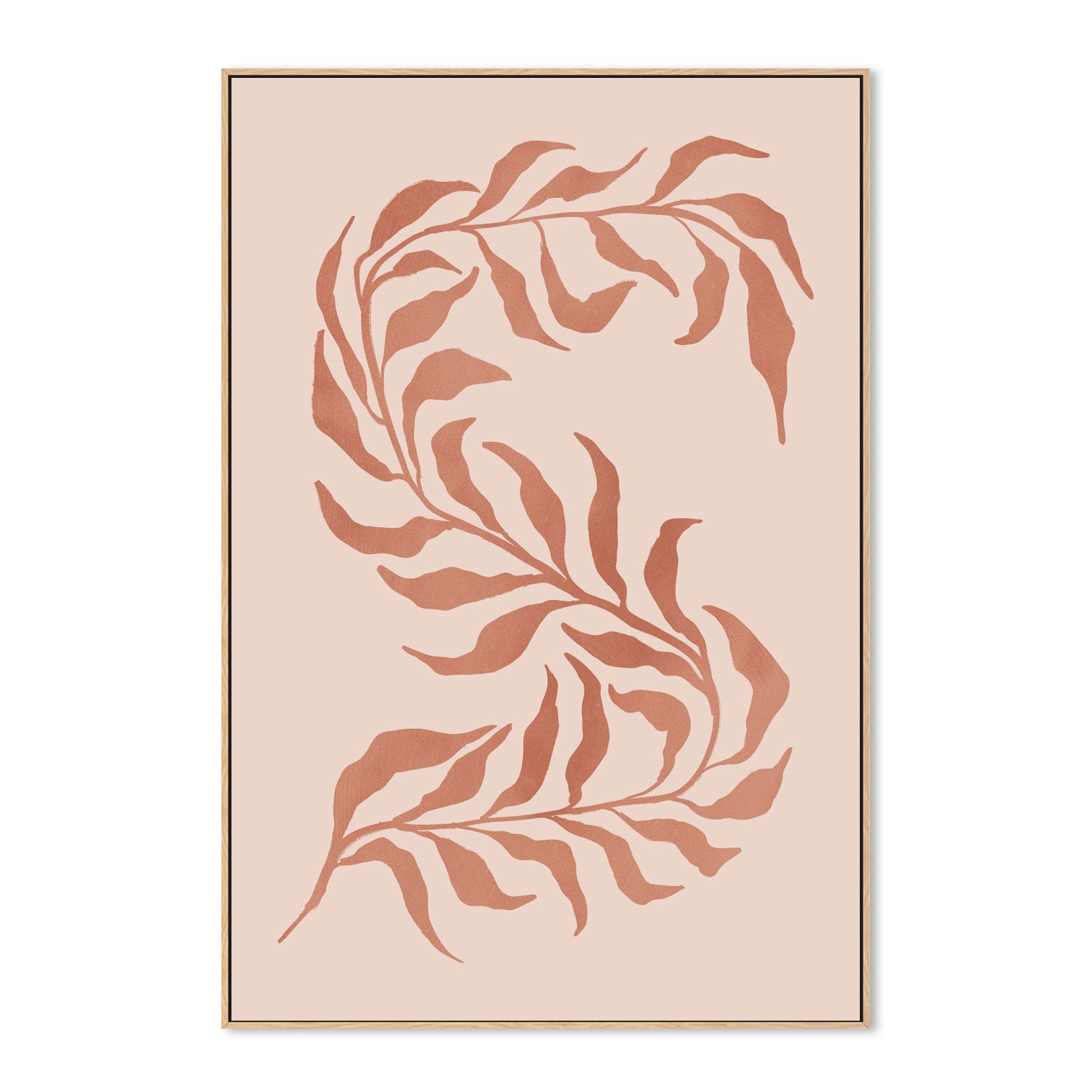 wall-art-print-canvas-poster-framed-Blush Seaweed, Style B , By Nina Blue-4