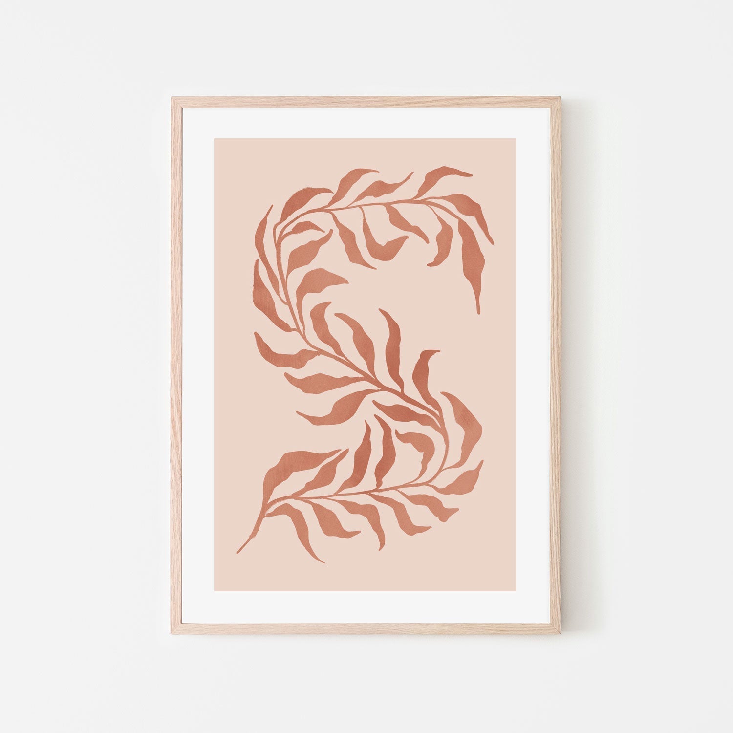 wall-art-print-canvas-poster-framed-Blush Seaweed, Style B , By Nina Blue-6