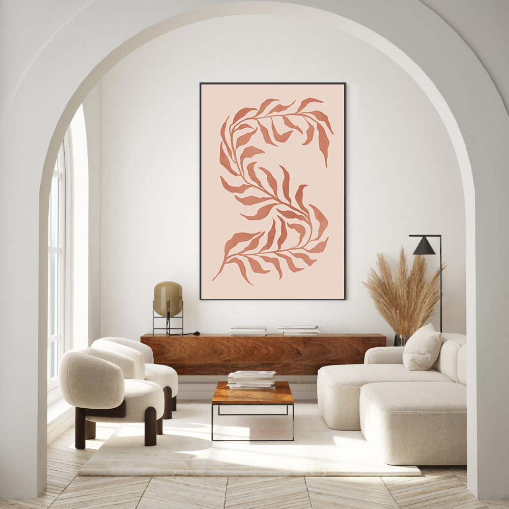 wall-art-print-canvas-poster-framed-Blush Seaweed, Style B , By Nina Blue-7