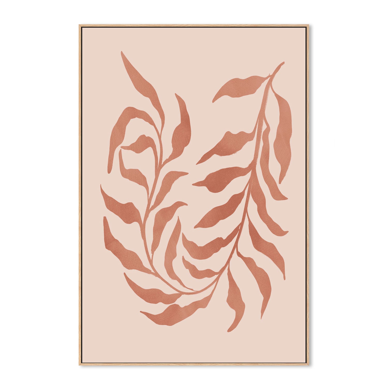 wall-art-print-canvas-poster-framed-Blush Seaweed, Style C , By Nina Blue-4