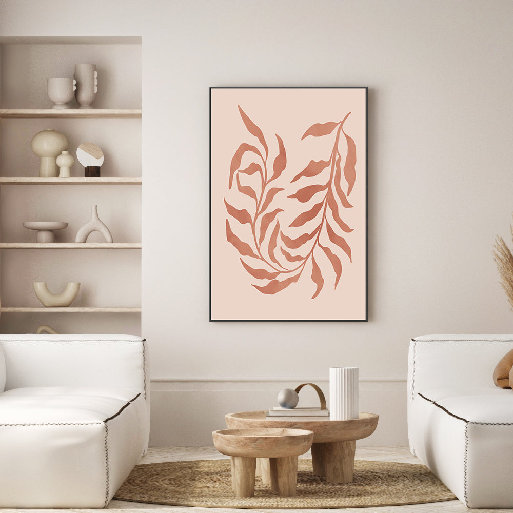 wall-art-print-canvas-poster-framed-Blush Seaweed, Style C , By Nina Blue-7