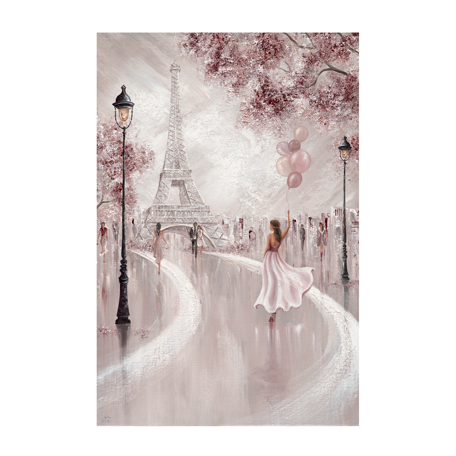 wall-art-print-canvas-poster-framed-Blushed Parisian Dreams , By Isabella Karolewicz-1