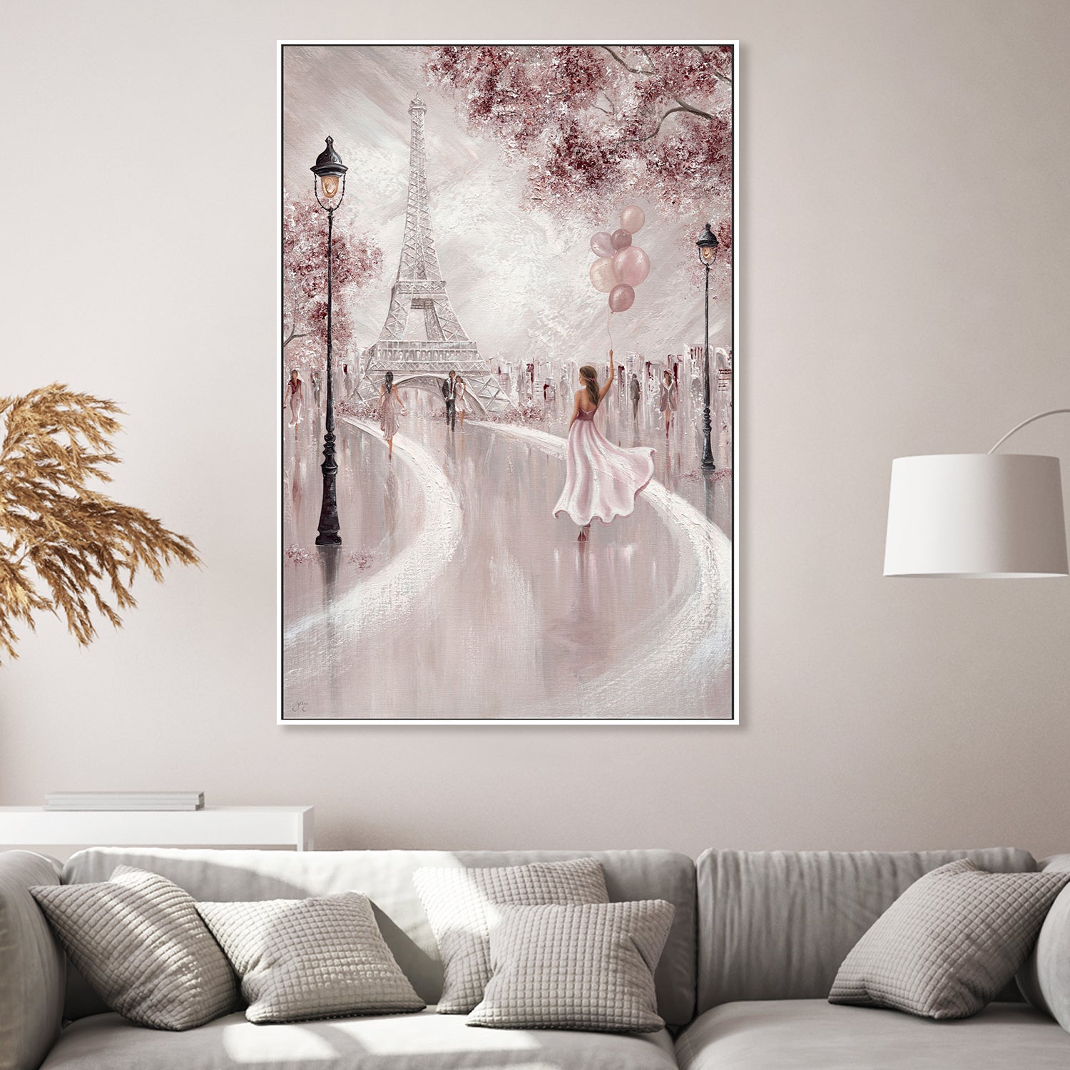 wall-art-print-canvas-poster-framed-Blushed Parisian Dreams , By Isabella Karolewicz-2