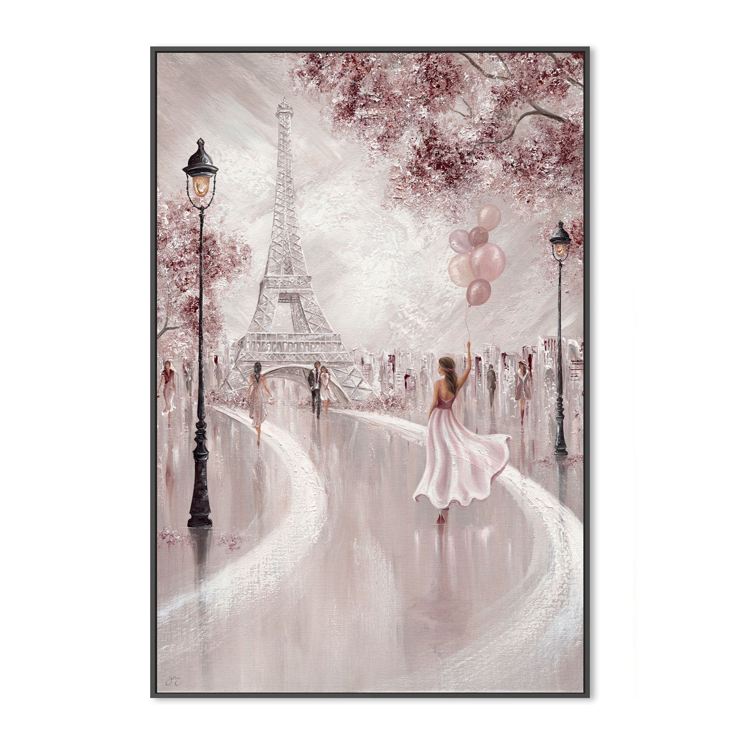 wall-art-print-canvas-poster-framed-Blushed Parisian Dreams , By Isabella Karolewicz-3