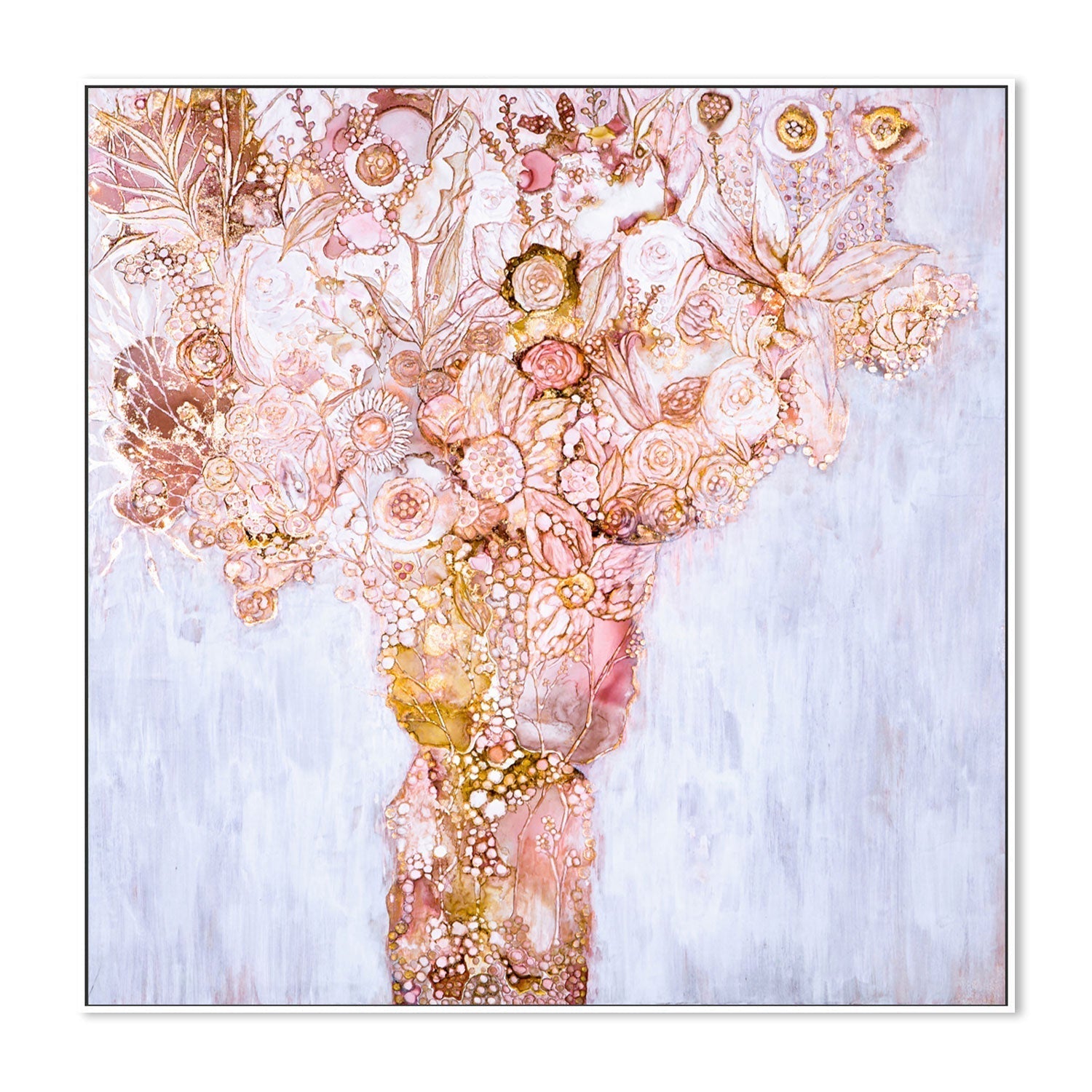 wall-art-print-canvas-poster-framed-Blushing Bouquet , By Mishel Schwartz-GIOIA-WALL-ART