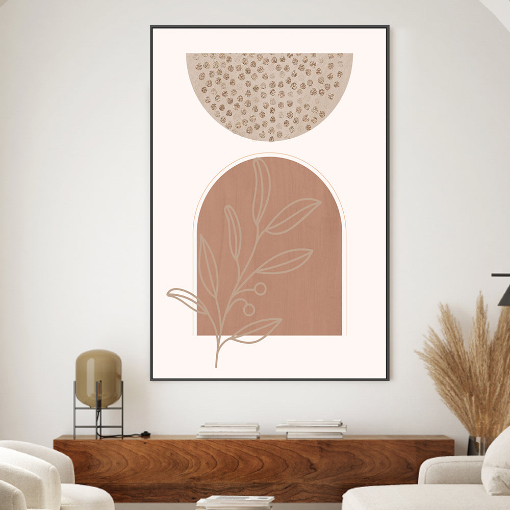 wall-art-print-canvas-poster-framed-Boho Beige, Style B , By Sally Ann Moss-GIOIA-WALL-ART