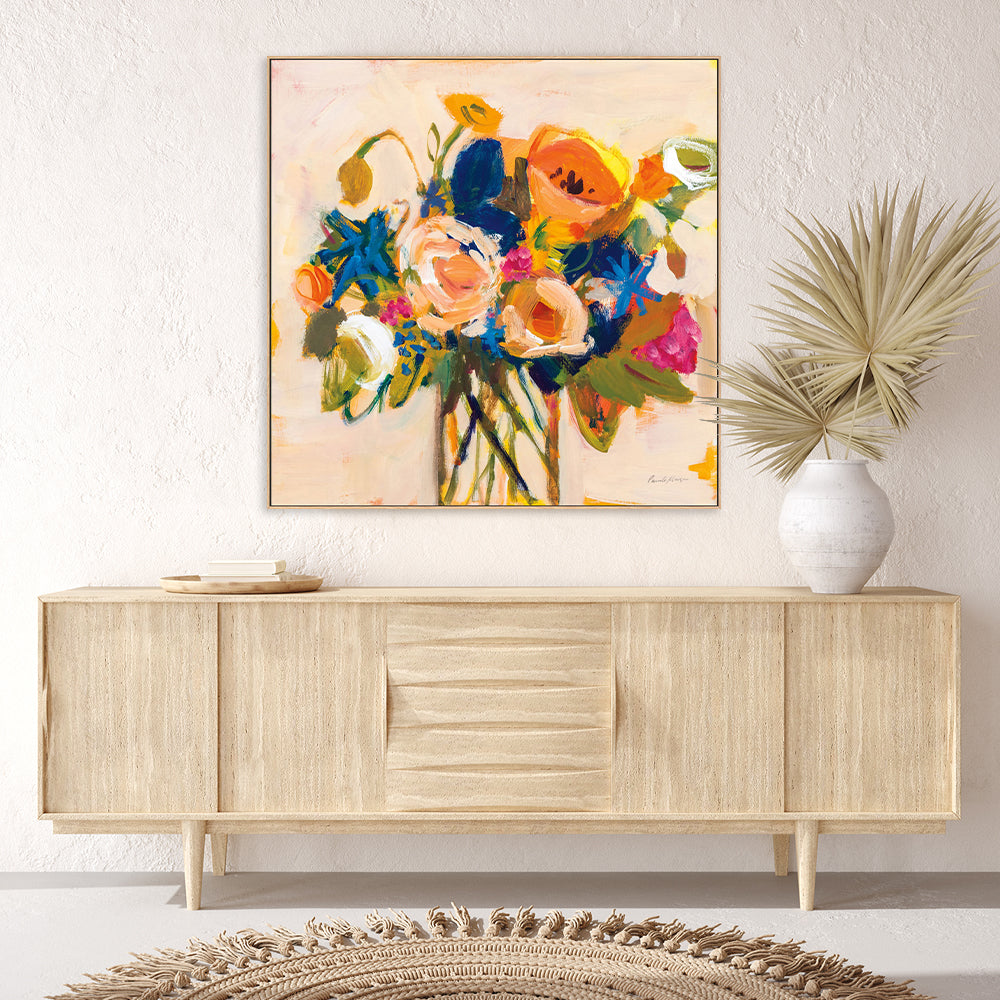 wall-art-print-canvas-poster-framed-Boho Blooms-by-Pamela Munger-Gioia Wall Art