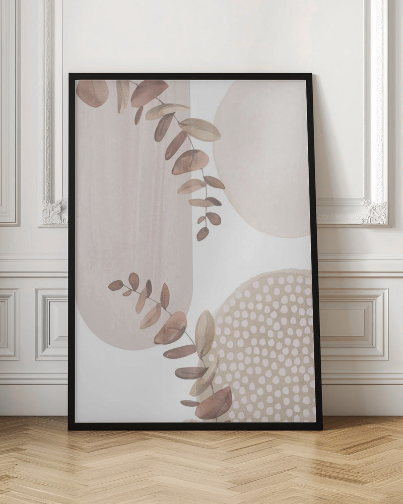 wall-art-print-canvas-poster-framed-Boho In Neutral 3 , By Sally Ann Moss-3