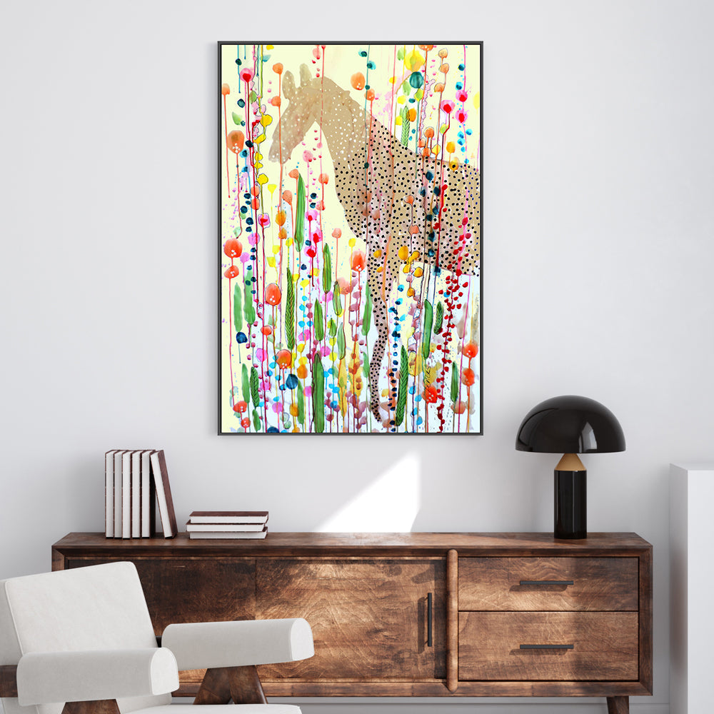 wall-art-print-canvas-poster-framed-Bonheur Est Dans Le Pré , By Sylvie Demers-2