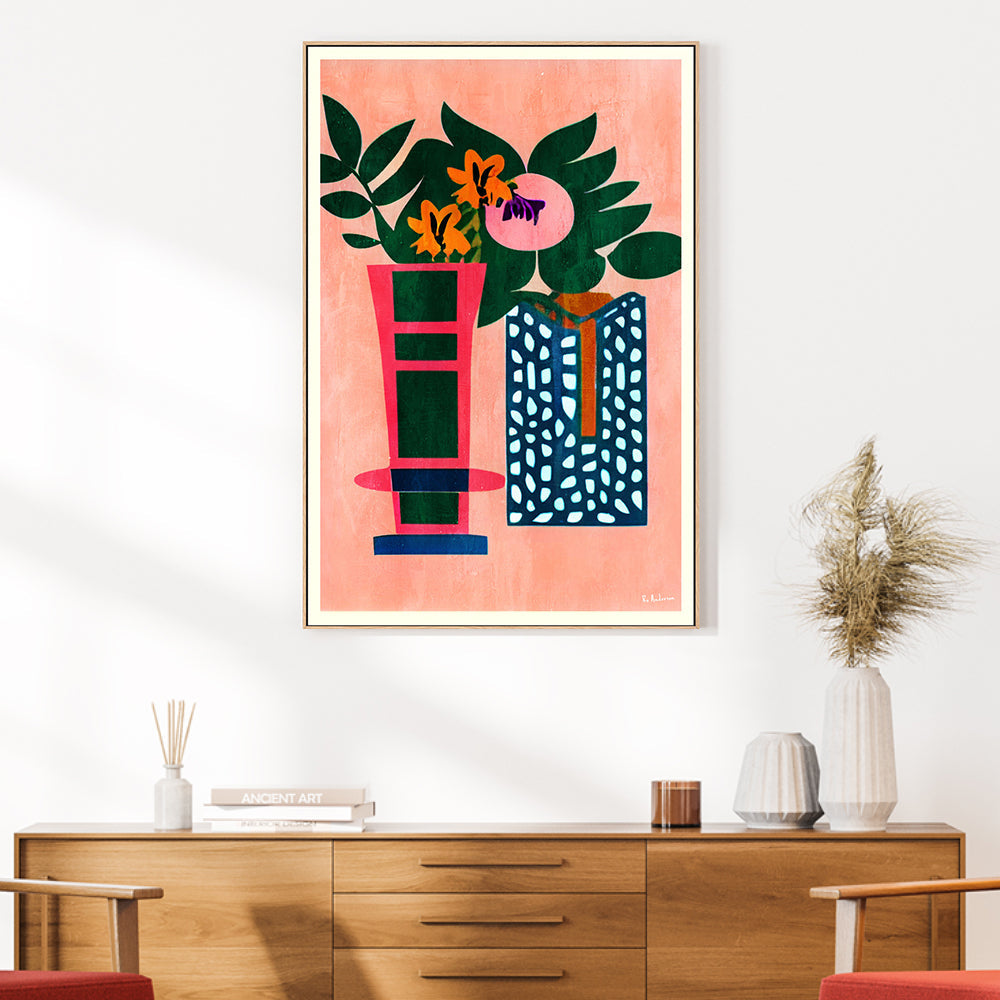 wall-art-print-canvas-poster-framed-Bonjour Mi Amor , By Pictufy-2